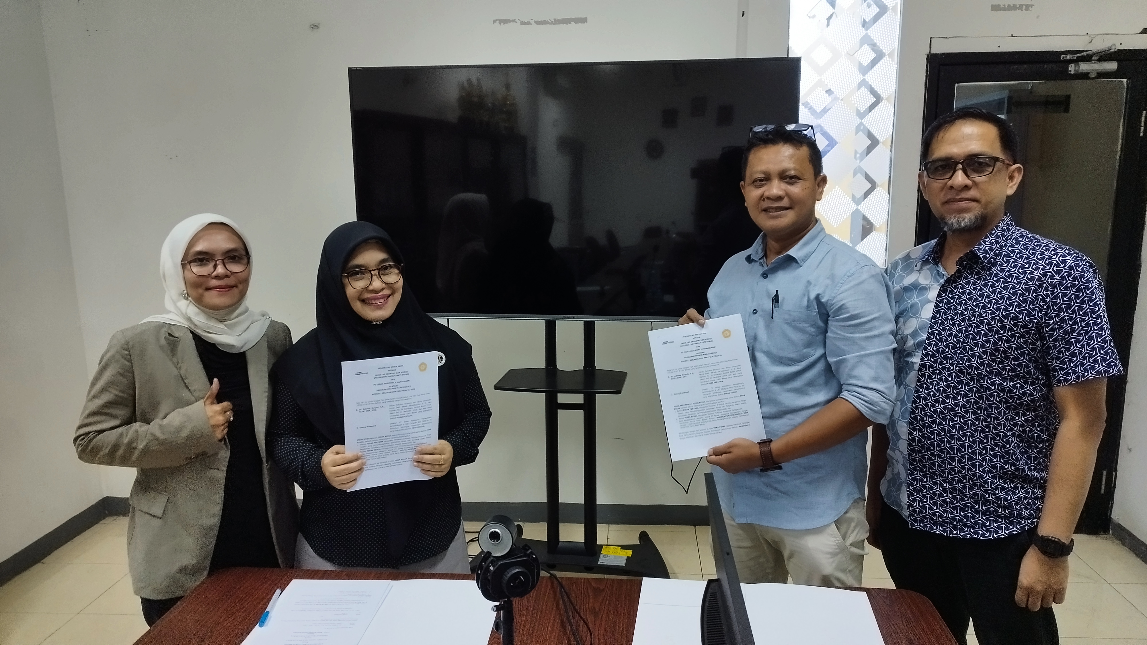 Kerjasama Fakultas Ekonomi dan Bisnis Dengan PT. ESDEA