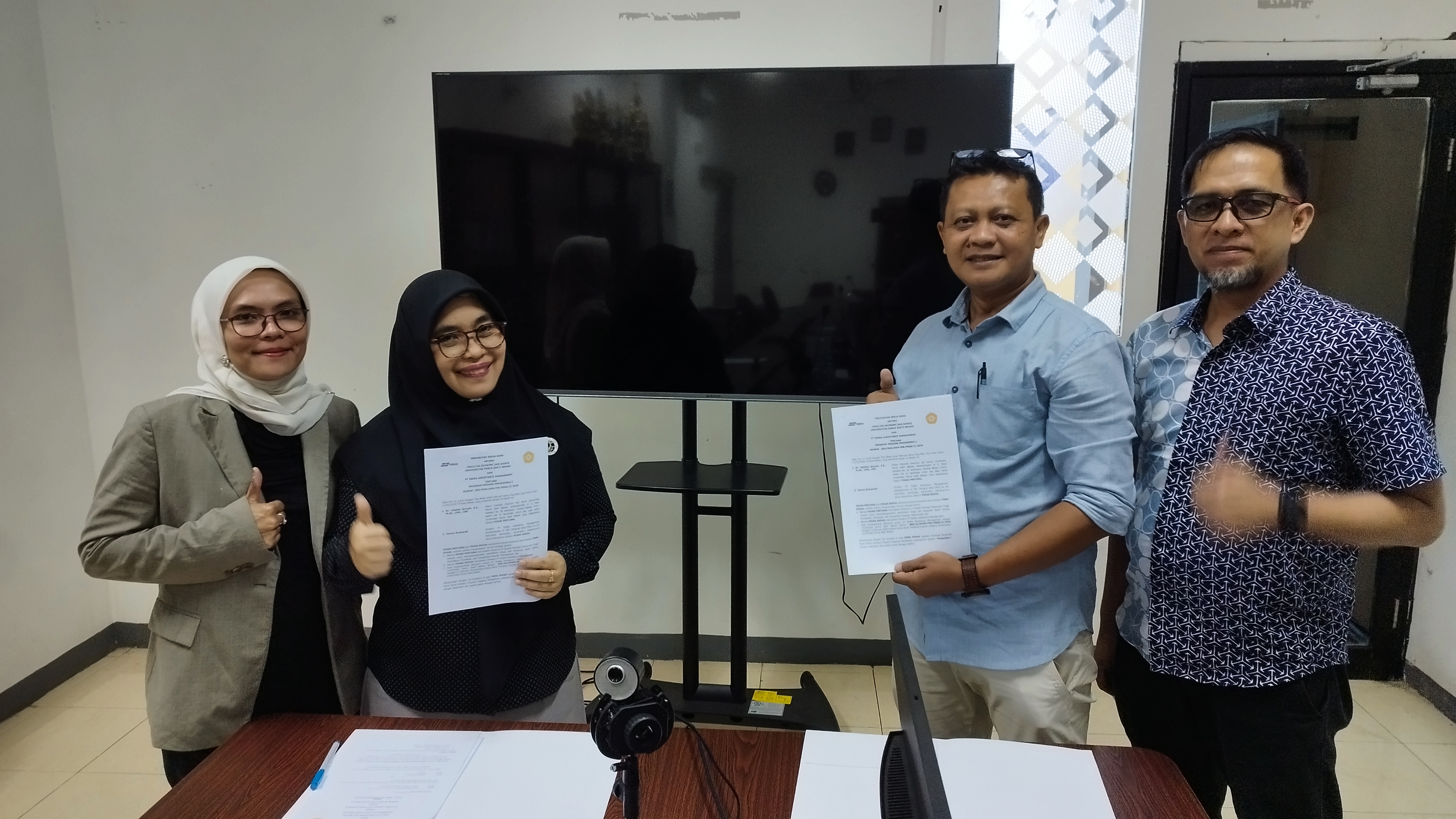 Kerjasama Fakultas Ekonomi dan Bisnis Dengan PT. ESDEA